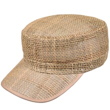 Cappello Modello Baseball Army 100%  paglia TG Unica Regolabile