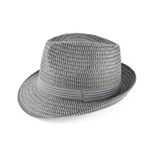 Cappello Trilby 'Zebrato' 100% paglia