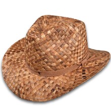Cappello Modello  Cowboy  'Bukaro' 100% paglia TG S M L XL