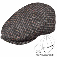 Berretto con Copriorecchie Piedipull 70% lana 30% poliestere