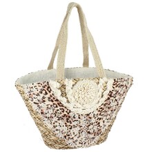 Borsa Paglia Tessuto Maculato 100% Paglia