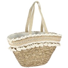 Borsa Paglia Con Nappine Piccole 100% Paglia