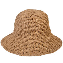 Cappello Modello Cloche Uncinetto 100% Carta TG Unica Regolabile