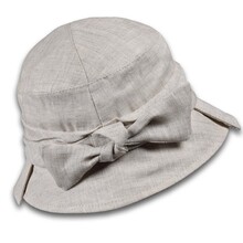 Cappello Modello Cloche Donna 100% lino