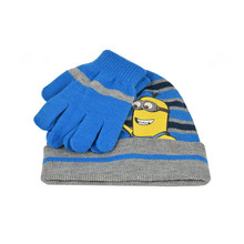 Set cuffia+guanti 'Minions' 100% Ac rilico