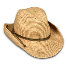 Cappello Modello  Cowboy Rafia 100% paglia TG S M L XL