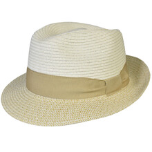 Cappello Modello Fedora Bicolore 100% Carta TG S-M-L-XL