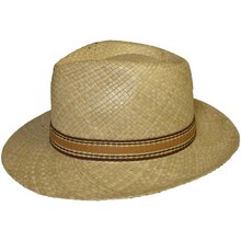 Cappello Modello  Fedora Bovens 100% Paglia TG  S M L XL