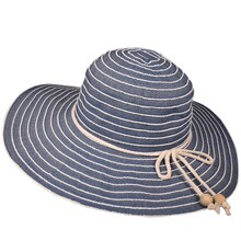 Cappello Pamela Gro Cucito Delave' 100% poliestere