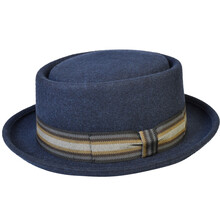 Cappello Modello Pork Pie 100% Lana