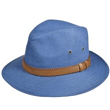 Cappello Modello Travaller Bicolore 100% Lino