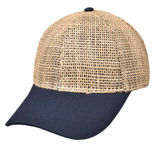 Cappello Basaball Paglia 60% paglia 40% Cotone