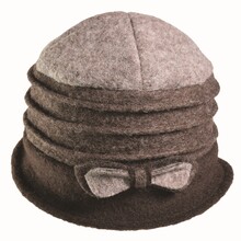 Cappello Cloche Rotolino Fantasia 80% lana 20% poliestere