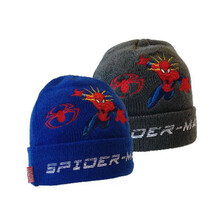 Cuffia Con Risvolto Spiderman 100% acrilico