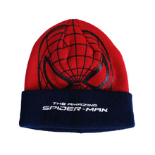 Cuffia Con Risvolto Spiderman 100% acrilico