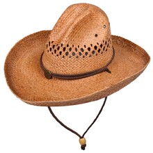 Cappello Cowboy Rafia Wyatt Earp 100% paglia