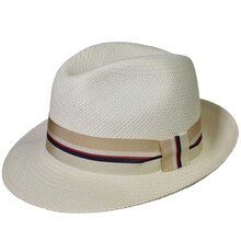 Cappello Modello Fedora Panama 100% Paglia TG S-M-L-XL