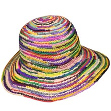 Cappello Modello Pamela Uncinetto 100% Rafia TG Unica