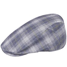Cappello Coppola Quadri 70% Cotone 30% Lino
